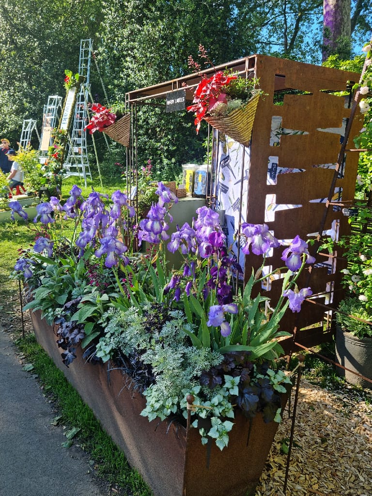 RHS Chelsea Flower Show Hardy Labels stand